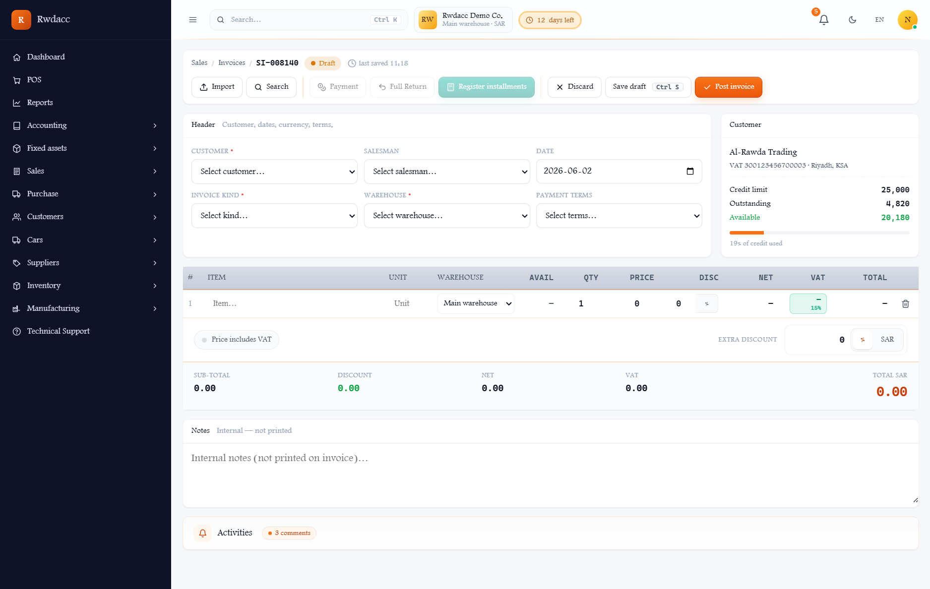 Real Estate — Rwdacc